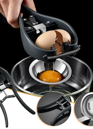 Stainless Steel Egg Tools: Opener, Scissors, Cracker