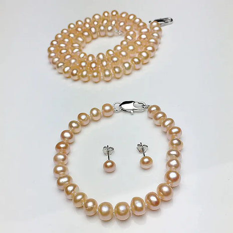 Pearl Necklace Set Gift Collection