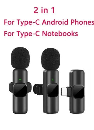 ClipWave™ Wireless Lavalier Mic , Mini Portable Microphone for iPhone &amp; Android