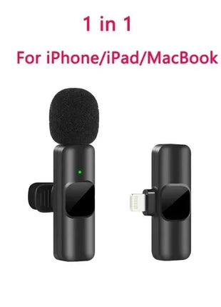 ClipWave™ Wireless Lavalier Mic , Mini Portable Microphone for iPhone &amp; Android