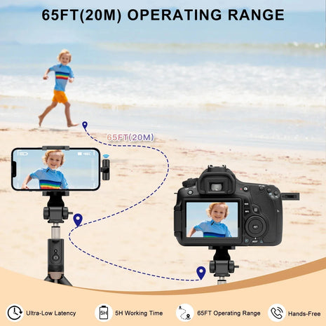 ClipWave™ Wireless Lavalier Mic , Mini Portable Microphone for iPhone &amp; Android