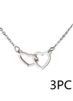 Silver Necklace 3PC