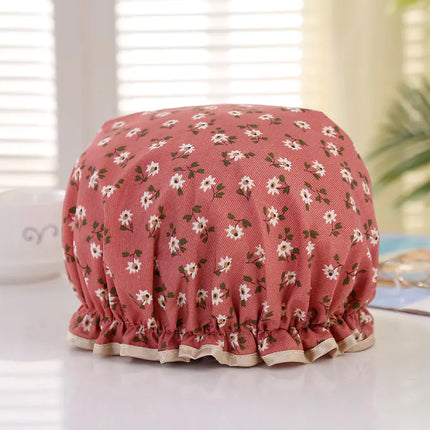 Disposable Double-layer Waterproof Shower Cap for Hair