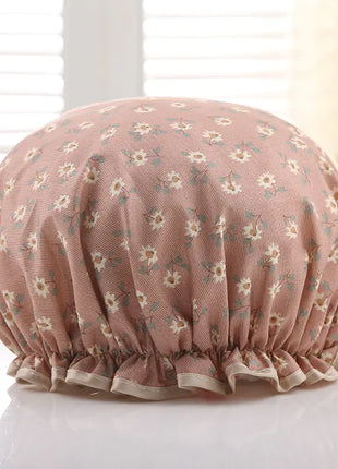 Disposable Double-layer Waterproof Shower Cap for Hair