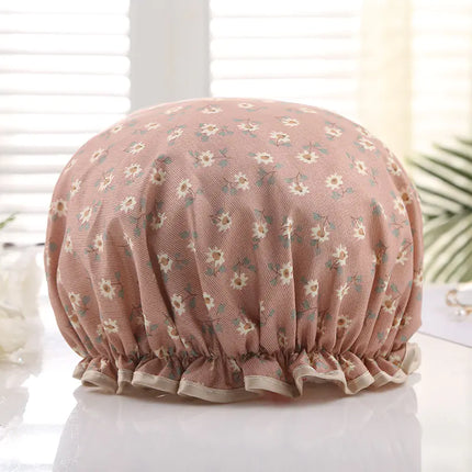 Disposable Double-layer Waterproof Shower Cap for Hair