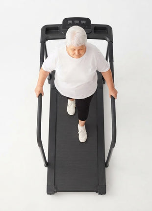 Elderly Walking Pad Treadmill with Safety Handrails