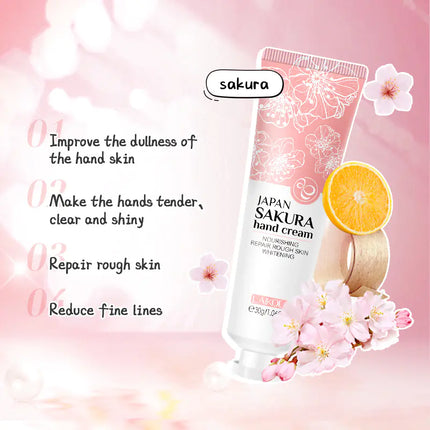Cherry Blossom Hand Cream 30g Moisturizing Lotion