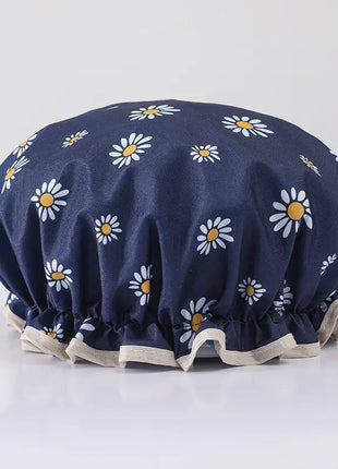Disposable Double-layer Waterproof Shower Cap for Hair