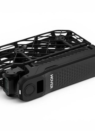 Hover Camera X1 4K GPS Follow-Me drone with magnesium alloy frame in sleek white, pocket-sized autonomous flying camera for hands-free filming