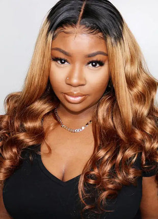 Ombre Lace Front Remy Human Hair Colorful Wigs