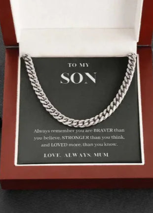 14K Gold Cuban Link Necklace – Premium Gift Set
