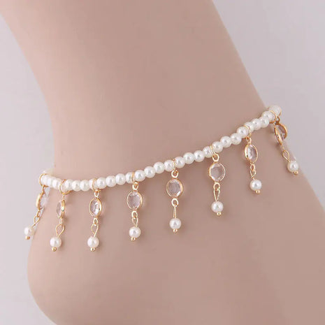 Pearl Tassel Anklet and Pearl Anklet Collection