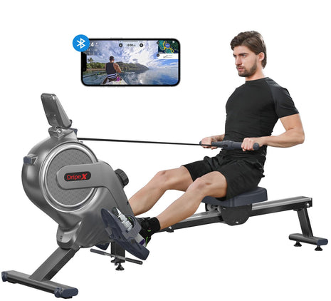 Dripex Magnetic Rowing Machine – 350LB Capacity