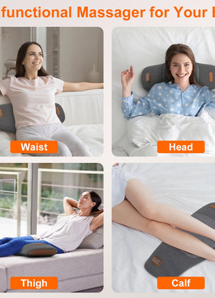Electric Lumbar Massage Pillow – Dark Grey – view 2
