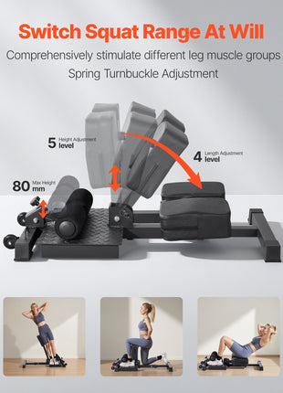 Multi‑Function Sissy Squat Machine for Leg & Core Training