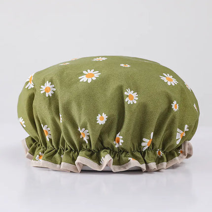Disposable Double-layer Waterproof Shower Cap for Hair