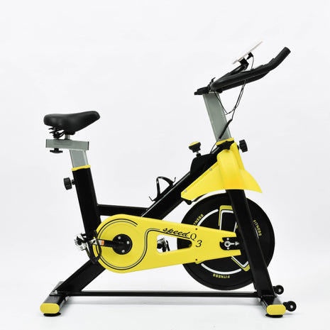 SPINNING SP 2207 ultra quiet home exercise bike with compact design and dial tracking