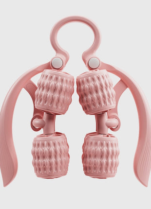 Leg massage roller clip – pink – view 3