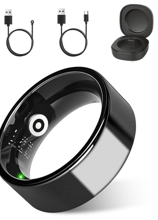 Titanium smart ring – Black – view 18