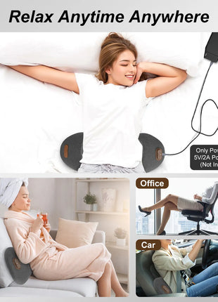 3-in-1 lumbar support pillow – dark grey – view 10
