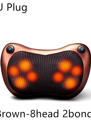 Infrared Heating Shiatsu Massage Pillow for Neck & Back Relief