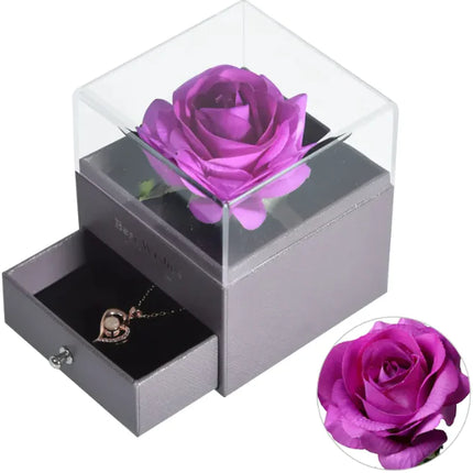 Valentine Eternal Rose Jewelry Gift Box