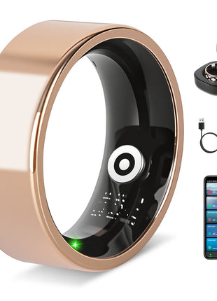 Titanium smart ring – Gold – view 20