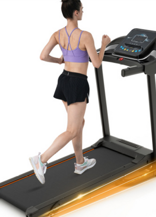 Compact Easy‑Fold Treadmill with LED Display & Shock Absorption