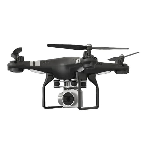 Aerial photography drone with 1080P HD camera and remote control plane features flying outdoors