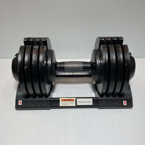 ALTLER 52LB Adjustable Dial Dumbbell Set with tray for home strength training