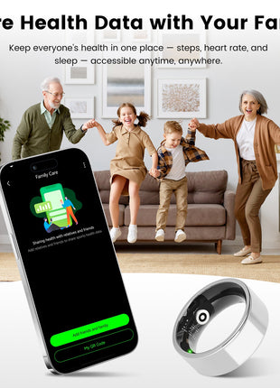 Titanium smart ring – view 3