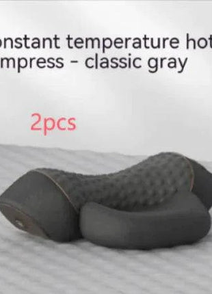 Heated cervical pillow with memory foam and ergonomic neck support for cervical spine care