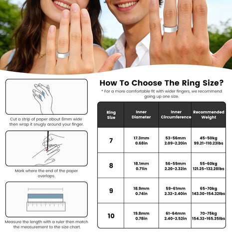 Titanium smart ring – view 2