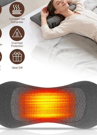 3-in-1 lumbar support pillow – dark grey – view 3