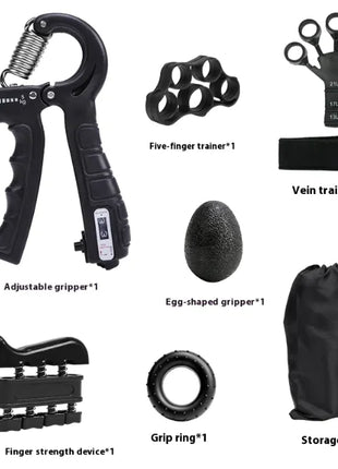 Adjustable Hand Grip Strengthener with Counter