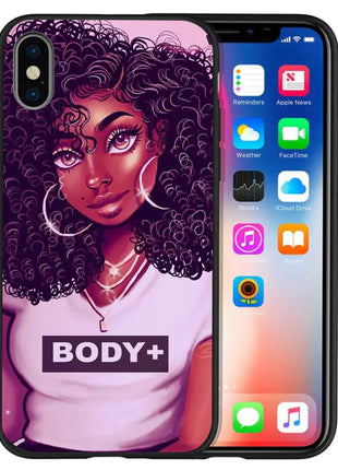 Fashion Afro Girls Melanin Queen Phone Cases