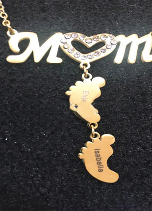 Personalized Mother's Day Stainless Steel Name Necklace