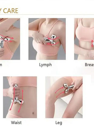 3D Roller Face Massager for Facial Lifting and Tightening