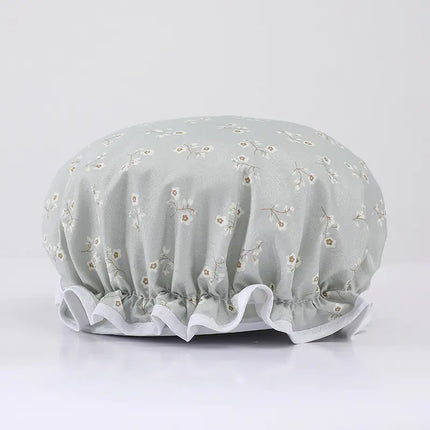 Disposable Double-layer Waterproof Shower Cap for Hair