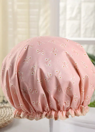 Disposable Double-layer Waterproof Shower Cap for Hair
