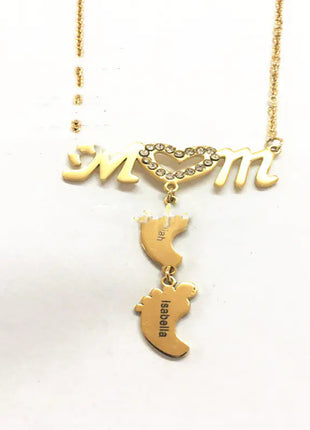 Personalized Mother's Day Stainless Steel Name Necklace