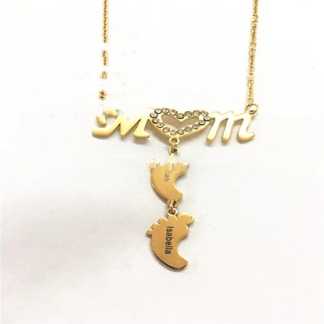 Personalized Mother's Day Stainless Steel Name Necklace