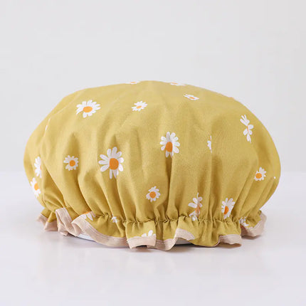 Disposable Double-layer Waterproof Shower Cap for Hair
