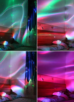 LED Rechargeable Aurora Star Sky Light Projector