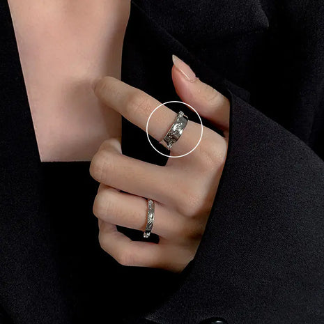Love Bow Geometric Diamond Ring