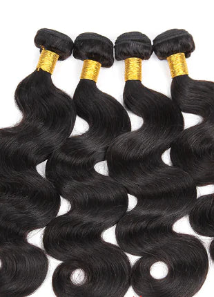 Human Hair Wigs - 100% Real Virgin Human Hair Glueless Lace Front Wigs