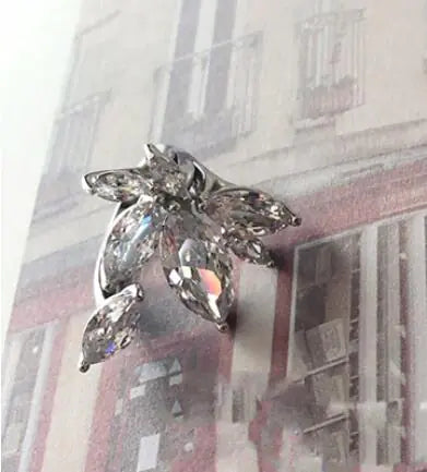 Water Drop Open-End Pearl Ring for Women