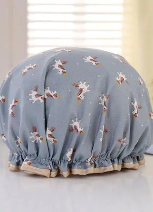 Disposable Double-layer Waterproof Shower Cap for Hair