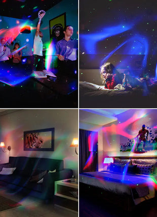 LED Rechargeable Aurora Star Sky Light Projector