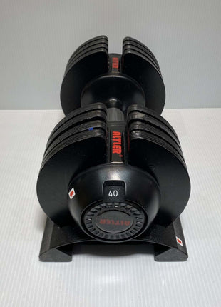 ALTLER 52LB Adjustable Dial Dumbbell Set with tray for home strength training